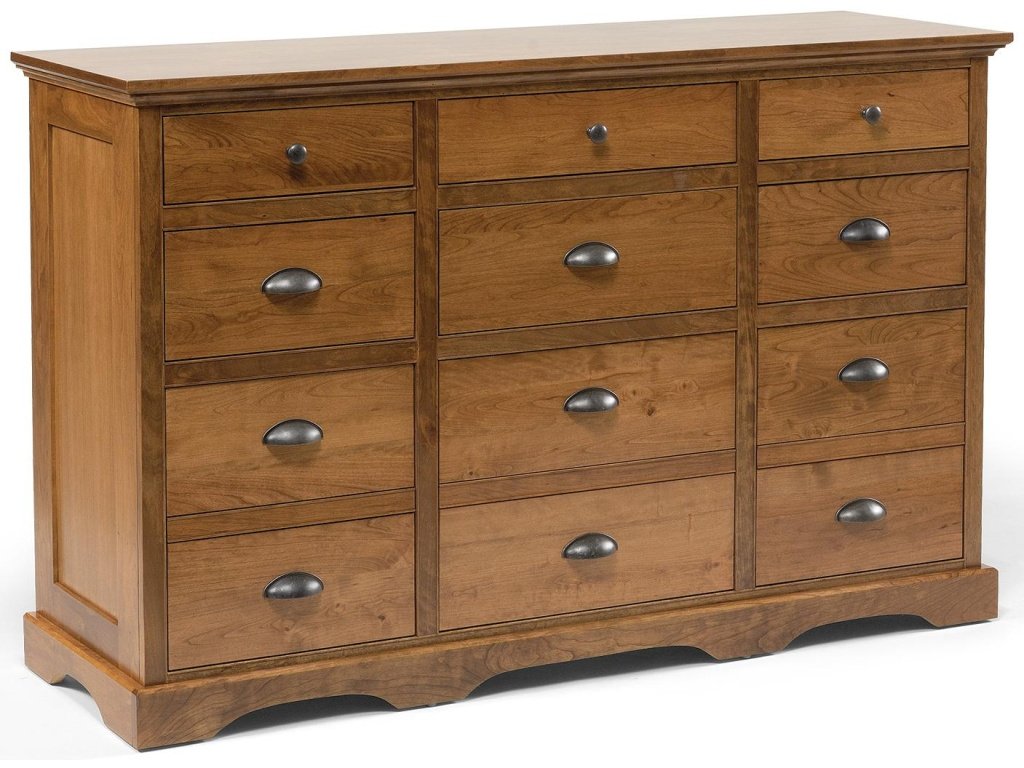 Elegance 12-Drawer Triple Dresser